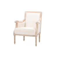 Baxton Studio ASS500Mi CG4 Chavanon Traditional French Accent Chair